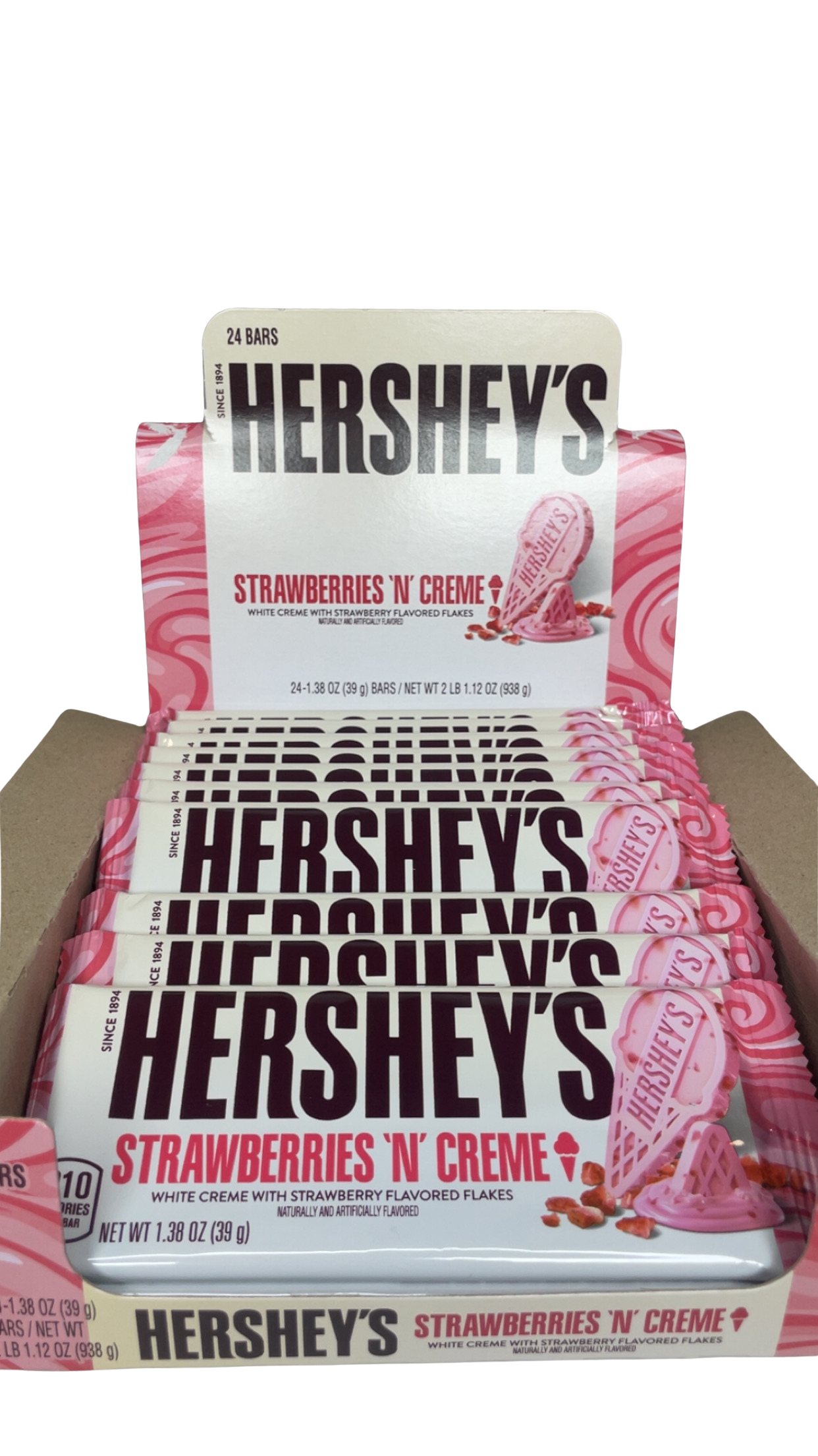 Strawberries and cream Hershey bar